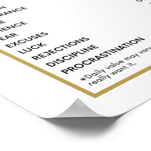 Succesvolle voedingsffecten stimuleren poster (Hoek)