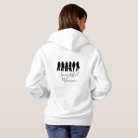 Succesvolle Vrouw Dames Hoodies & Sweatshirts (Achterkant volledig)