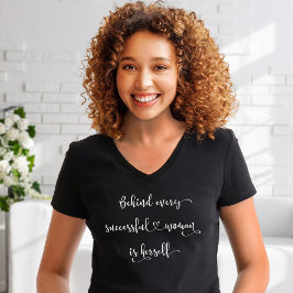 Succesvolle Vrouw Feministische Quote Vet Modern S T-shirt
