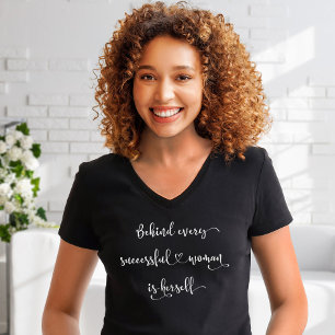 Succesvolle Vrouw Feministische Quote Vet Modern S T-shirt