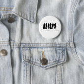 Succesvolle Vrouw Silhouet Ronde Knop Button 5,7 Cm (In situ)