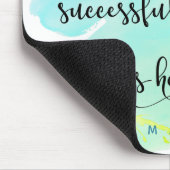 Succesvolle Waterverf van het Manuscript van de Vr Muismat (Hoek)