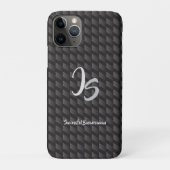 "Succesvolle zakenman" Personal Silver Monogram Case-Mate iPhone Case (Achterkant)