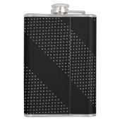 "Succesvolle zakenman" Personal Silver Monogram Heupfles (Achterkant)