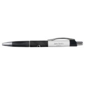 Succesvolle zakenman Personal Silver Monogram Pen (Bovenkant)