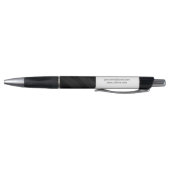 Succesvolle zakenman Personal Silver Monogram Pen (Bodem)