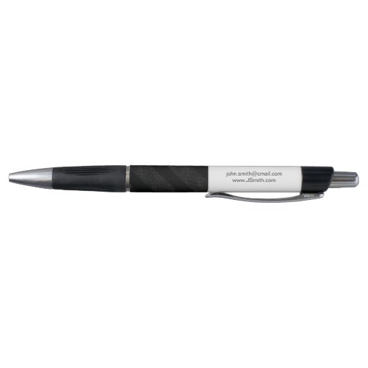 Succesvolle zakenman Personal Silver Monogram Pen (Bodem)
