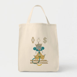 Succesvolle Zen Apen Baas Kunst Tote Bag