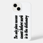 Succeswerk Motivatie offerte Case-Mate iPhone Case (Achterkant)