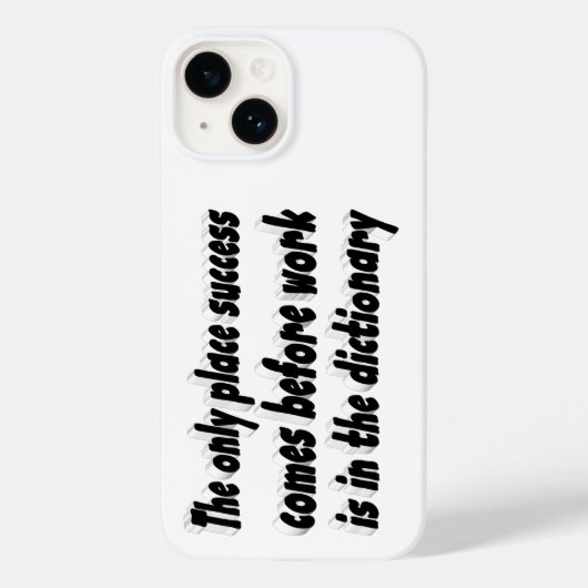 Succeswerk Motivatie offerte Case-Mate iPhone Case (Achterkant)