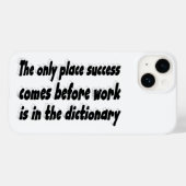 Succeswerk Motivatie offerte Case-Mate iPhone Case (Achterkant (horizontaal))