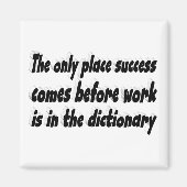 Succeswerk Motivatie offerte Magneet (Voorkant)