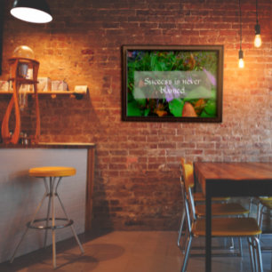 Succeswijsheid gezegde foto poster