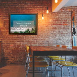 Succeswijsheid gezegde foto poster