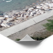 Succeswijsheid gezegde foto poster (Hoek)