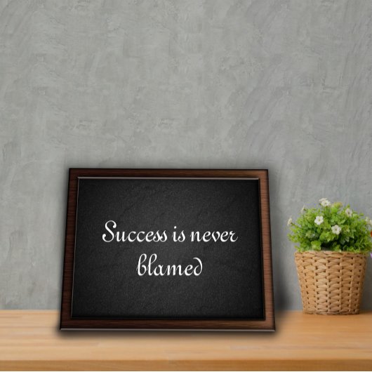 Succeswijsheid gezegde houtskoolBreed poster