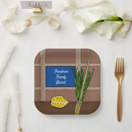 Succot gepersonaliseerde papieren Borden Papieren Bordje