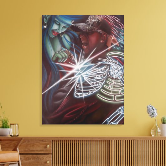 Succubus Canvas Afdruk (Insitu (Woonkamer))