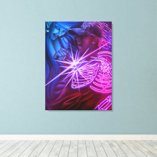 Succubus Canvas Afdruk (Insitu (Houten vloer))