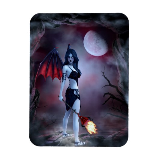 Succubus Fantasy Magneet (Verticaal)