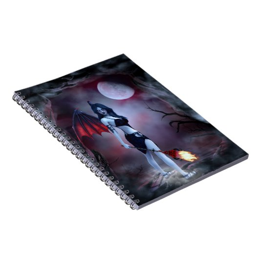 Succubus Fantasy Notitieboek (Rechterzijde)