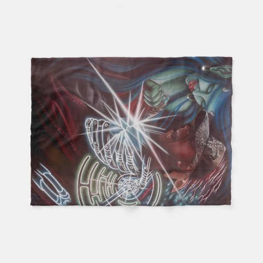 Succubus Fleece Deken (Voorkant (Horizontaal))