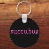 SUCCUBUS Succubus Halloween T-shirt Sleutelhanger (Voorkant)