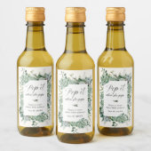 Succulair Pop het als ze Baby shower Pop Wijn Etiket (Flessen)