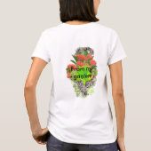 Succulatuur op tuinbouwkevers t-shirt (Achterkant)