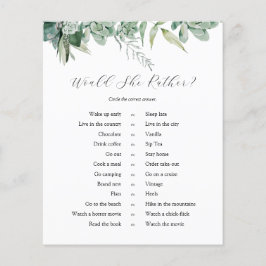 Succulen en Eucalyptus zouden ze een beetje spelen