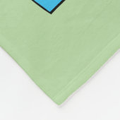 Succulent #1 fleece deken (Hoek)