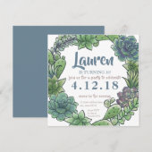 Succulent Adult Birthday, elke dag dat de 30-kaart Kaart (Voorkant / Achterkant)