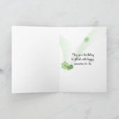 Succulent afgebroken in poladot kaart (Binnen)