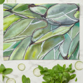 Succulent Agave Kitchen Towel Theedoek (Gevouwen)