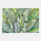 Succulent Agave Kitchen Towel Theedoek (Horizontaal)