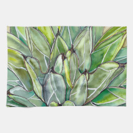 Succulent Agave Kitchen Towel Theedoek