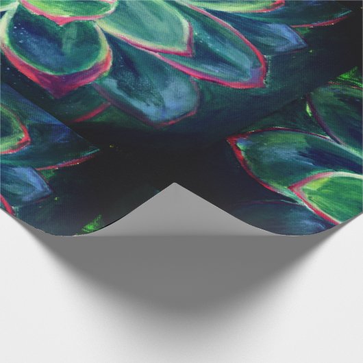 Succulent Art Wrapping Papier (Hoek)