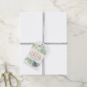Succulent Baby shower Bekijk me Grow Favor Label Cadeaulabel (Met Touw)