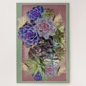 Succulent beeldscherm legpuzzel (Verticaal)