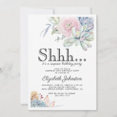  Succulent Bloemen Verrassing Verjaardagsfeest Kaart (Voorkant)