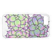 Succulent Bloom Kleurrijke Succulenten cactussen w Case-Mate iPhone Case (Achterkant (Horizontaal))