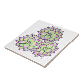 Succulent Bloom Tegeltje (Zijkant)