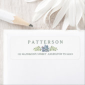 Succulent Boeket Bloemen Bruiloft Retouradres Etiket (Insitu)