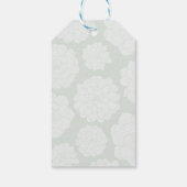 Succulent Boeket Elegant Bruiloft Dank u Label Cadeaulabel (Achterkant)