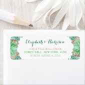 Succulent Bouquet Botanical Floral Wedding Etiket (Insitu)