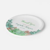 Succulent Bouquet Botanical Floral Wedding Papieren Bordje (Gekanteld)