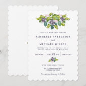 Succulent Bouquet II Bloemen Huwelijksuitnodiging Kaart (Voorkant / Achterkant)