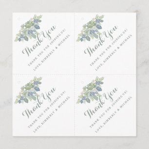 Succulent Bouquet, persoonlijk bedankt voor de tag Kaart