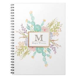 Succulent Bouquet Waterverf | INITIAAL Notitieboek