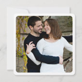 Succulent Bouquet Wedding Photo Save the Date (Achterkant)